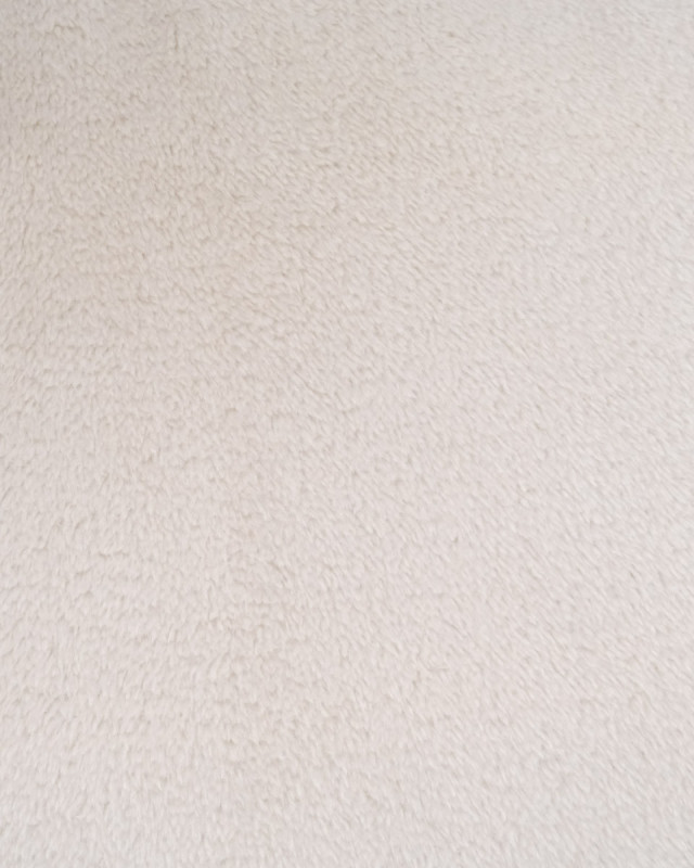 Tissu Velours Côtelé Envers Sherpa Anthracite - Mercerine