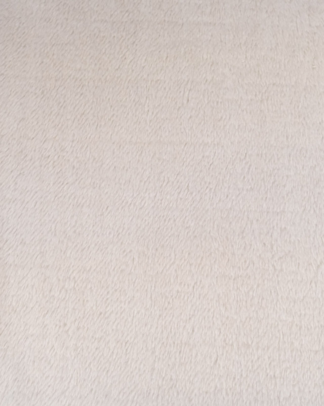 Tissu Velours Côtelé Envers Sherpa Noir - Mercerine