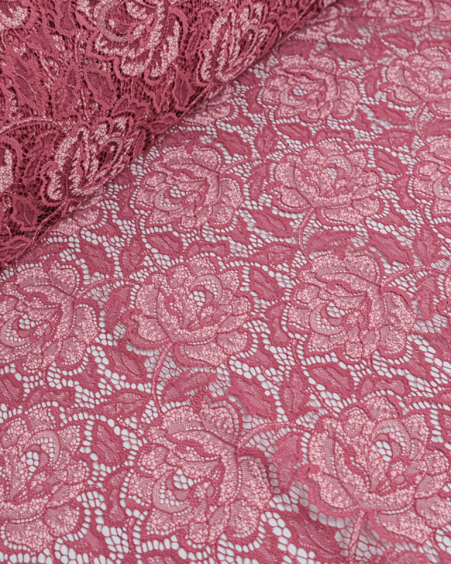 Dentelle Fabrication Française Pivoine - Mercerine