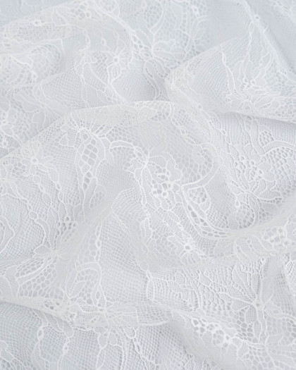 Dentelle Fabrication Française Blanc - Mercerine