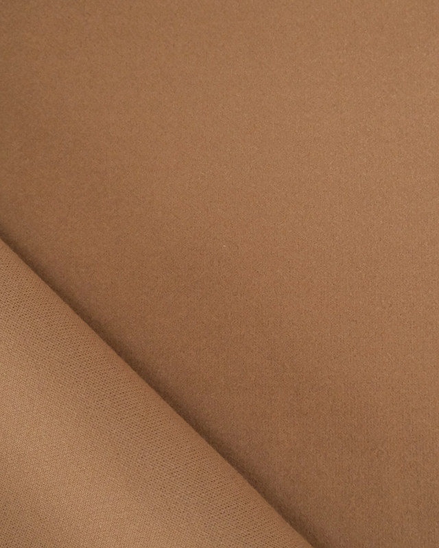 Tissu Caban Manteau Coffee - Mercerine