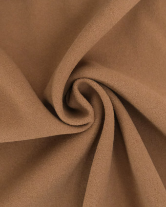 Tissu Caban Manteau Coffee - Mercerine