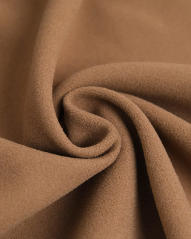 Tissu Caban Manteau Coffee - Mercerine