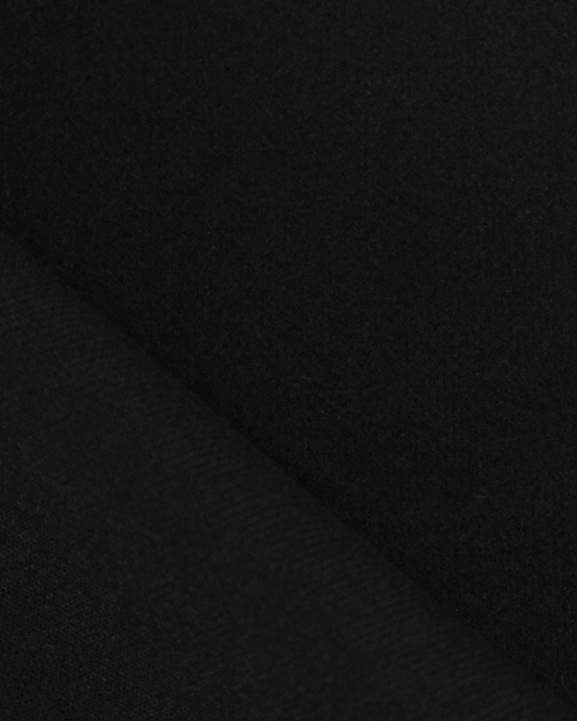 Tissu Caban Manteau Noir - Mercerine