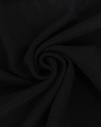 Tissu Caban Manteau Noir - Mercerine