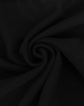 Tissu Caban Manteau Noir