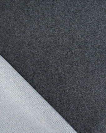 Tissu Caban Manteau Anthracite - Mercerine
