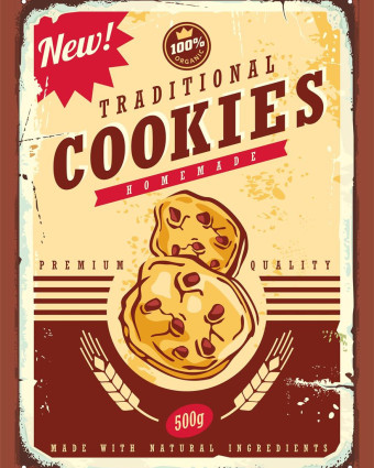 Torchon cuisine 50x70 cm - Cookies - Mercerine