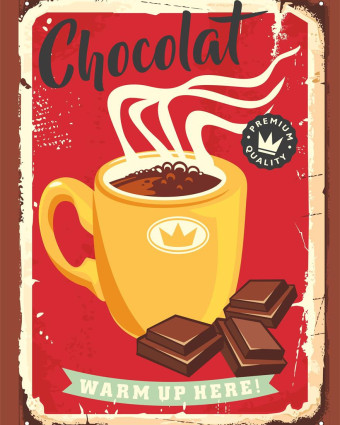Torchon cuisine 50x70 cm - Hot Chocolate - Mercerine
