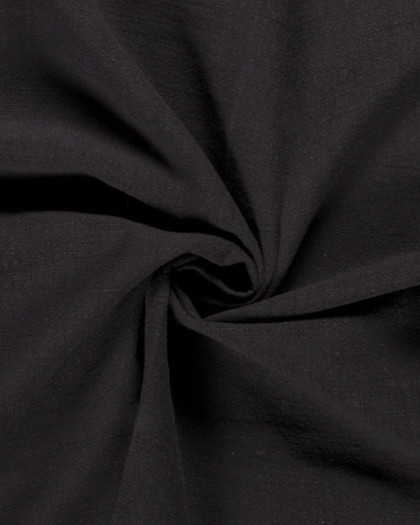 Lin lavé noir x10cm