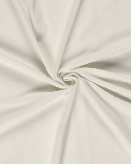 Tissu Jersey Epais Doux Ecru - Mercerine