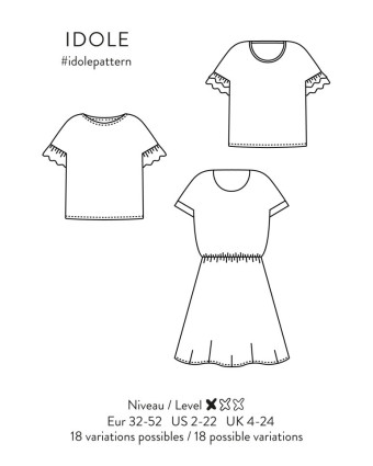 Blouse IDOLE Femme - Atelier Scammit - Mercerine