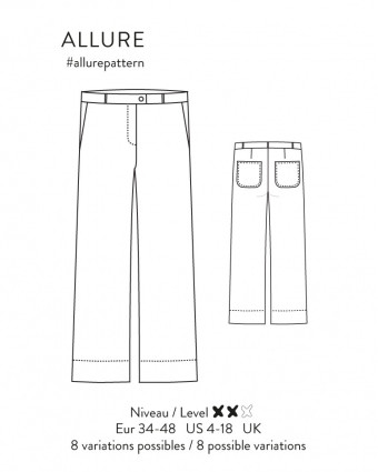 Pantalon ALLURE Femme - Atelier Scammit - Mercerine