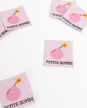Etiquette à Coudre Petite Bombe - Mercerine