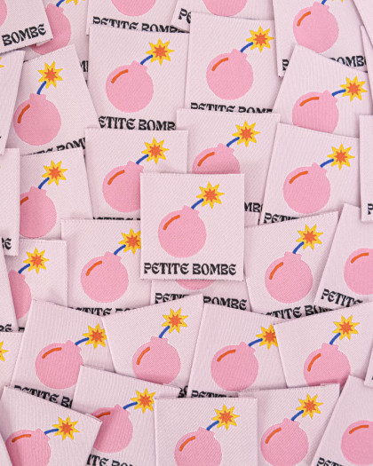 Etiquette à Coudre Petite Bombe - Mercerine