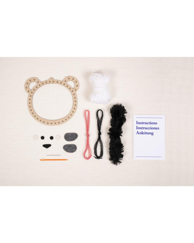 Kit de Broderie Pasha Le Panda - DMC - Mercerine