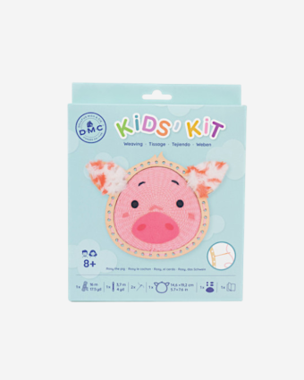Kit de Broderie Rosy le Cochon - DMC - Mercerine