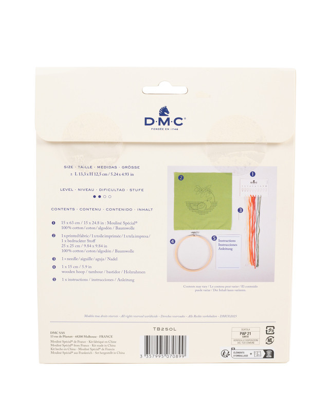 Kit de Broderie Les Oranges - DMC - Mercerine