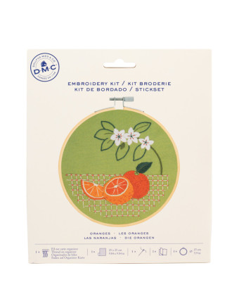 Kit de Broderie Les Oranges - DMC - Mercerine