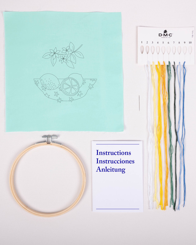 Kit de Broderie Les Citrons - DMC - Mercerine