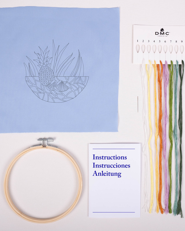 Kit de Broderie Les Ananas - DMC - Mercerine