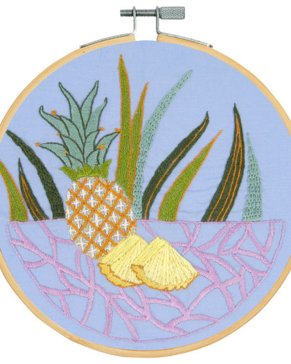 Kit de Broderie Les Ananas - DMC - Mercerine