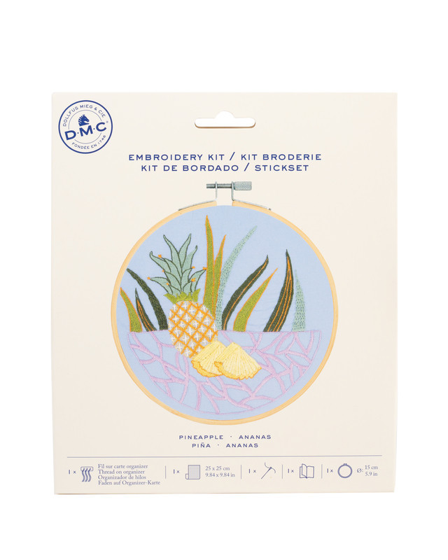 Kit de Broderie Les Ananas - DMC - Mercerine