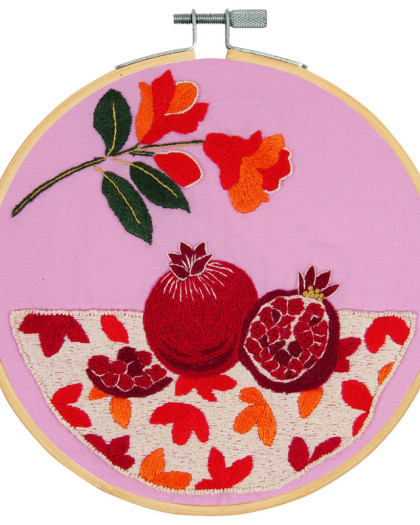Kit de Broderie Les Grenades - DMC - Mercerine