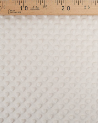 Tissu Minky Bubble Crème Oeko-tex  - Mercerine