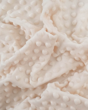 Tissu Minky Bubble Crème Oeko-tex - Mercerine