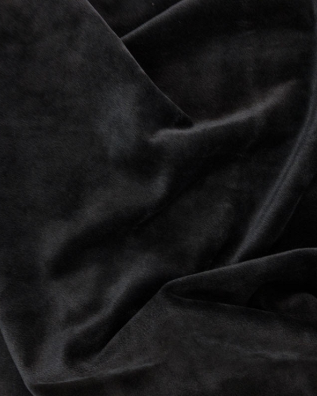 Sweat Velours Noir - Mercerine