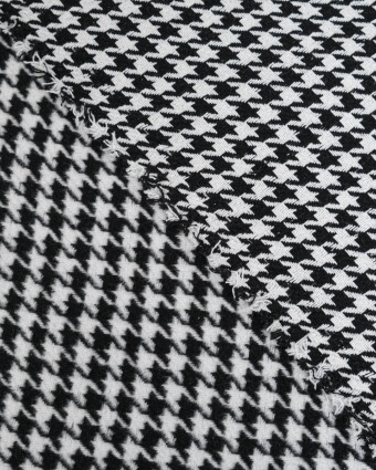 Tissu Coton Gratte Pied De Poule - Mercerine