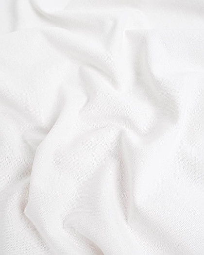 Coton Vintage épais Blanc demi natté - Mercerine