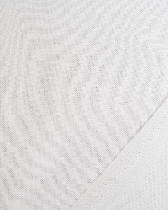 Coton Vintage épais Blanc demi natté - Mercerine
