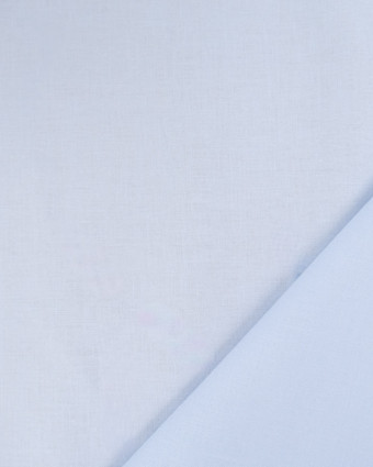 Toile de Coton Sanforisée Bleu Gris Clair - Mercerine