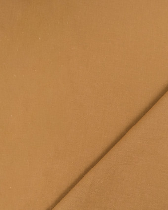 Toile de Coton Sanforisée Caramel - Mercerine