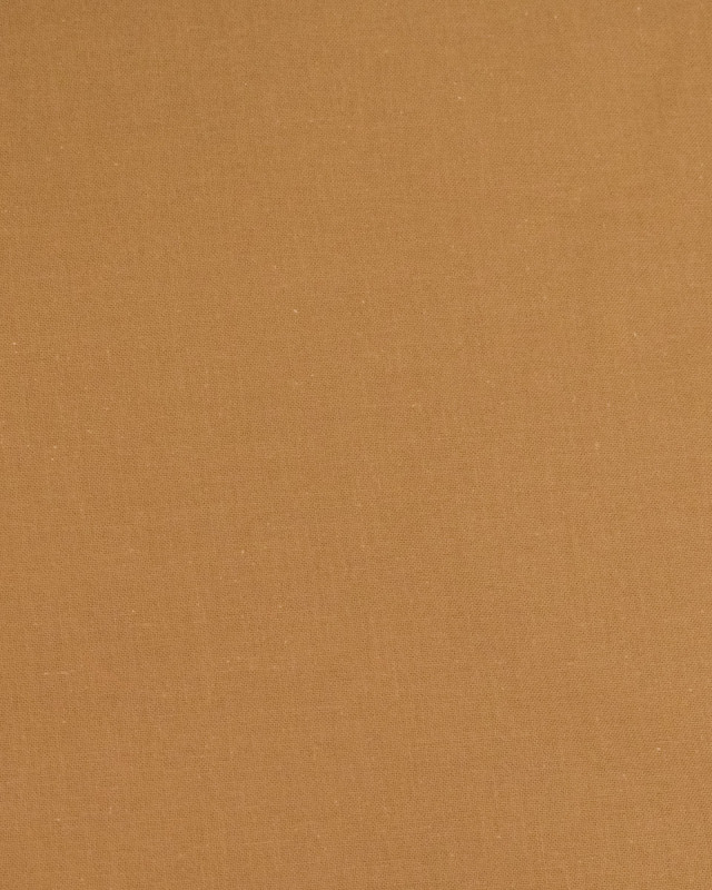 Toile de Coton Sanforisée Caramel - Mercerine