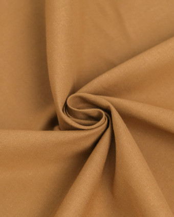 Toile de Coton Sanforisée Caramel - Mercerine