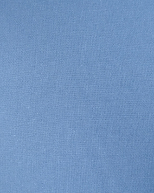 Toile de Coton Sanforisée Bleu Gris - Mercerine