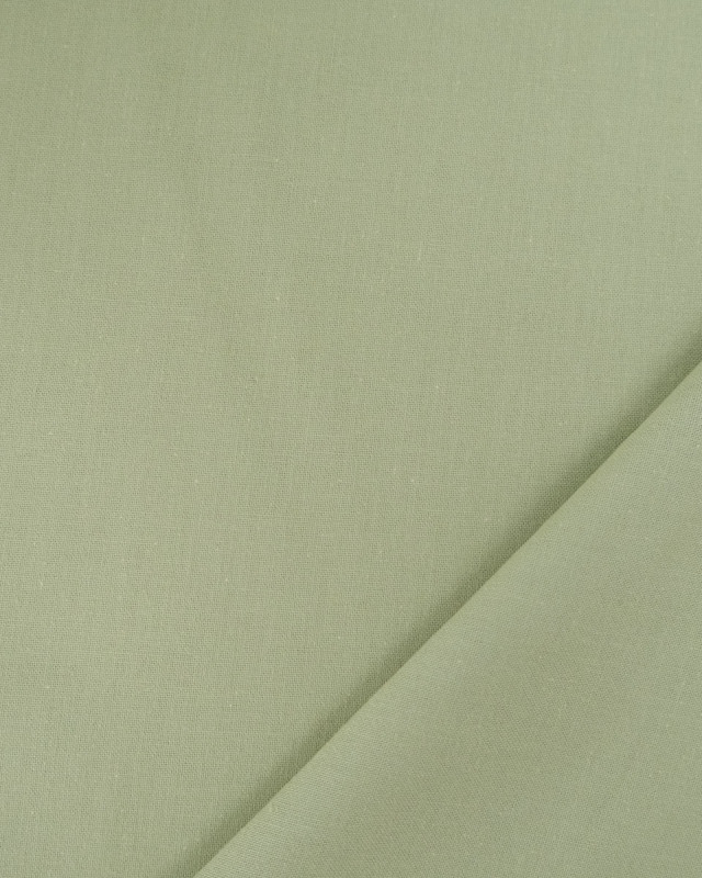 Toile de Coton Sanforisée Sauge - Mercerine