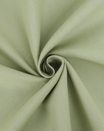 Toile de Coton Sanforisée Sauge - Mercerine