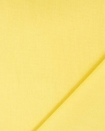 Toile de Coton Sanforisée Jaune Blé - Mercerine