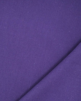 Toile de Coton Sanforisée Violet - Mercerine