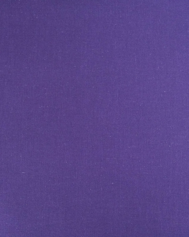 Toile de Coton Sanforisée Violet - Mercerine