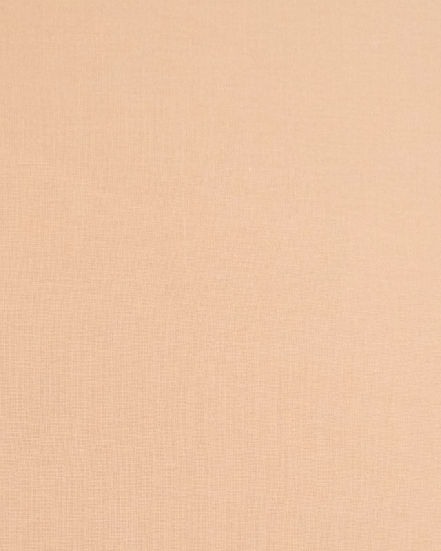 Toile de Coton Sanforisée Pêche - Mercerine