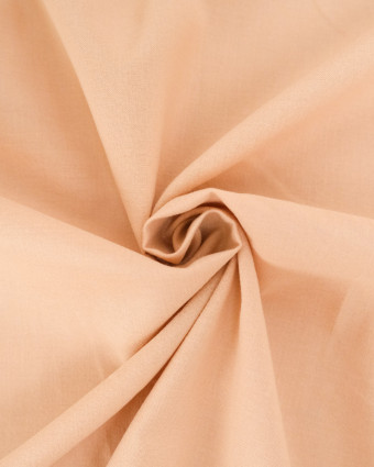 Toile de Coton Sanforisée Pêche - Mercerine