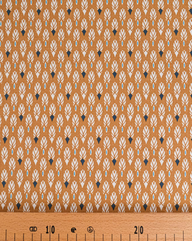 Cretonne de Coton Pilam Camel - Mercerine