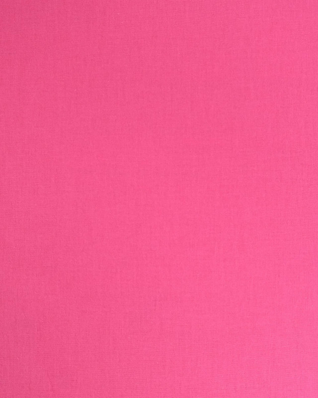 Tissu Coton Uni Rose Bégonia - Mercerine