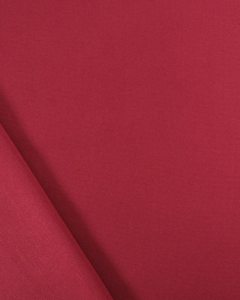 Tissus au mètre :  Viscose Twill Épaisse Uni  Framboise  - Mercerine