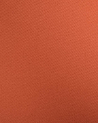 Tissu Sergé de Coton Terracotta - Mercerine
